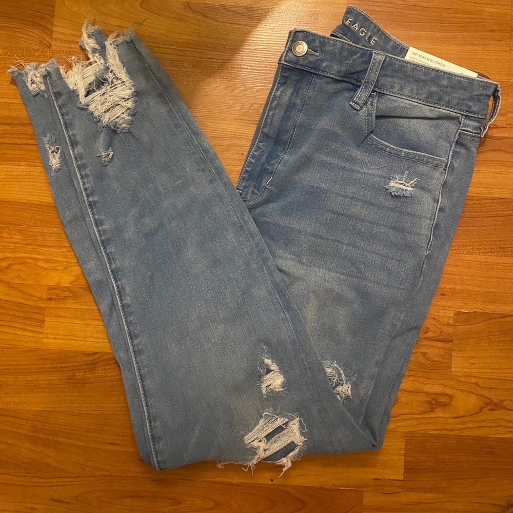 NWT American Eagle Super Hi-Rise Jegging Size 14S